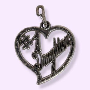 (2/$20) Vintage Sterling #1 Daughter Charm